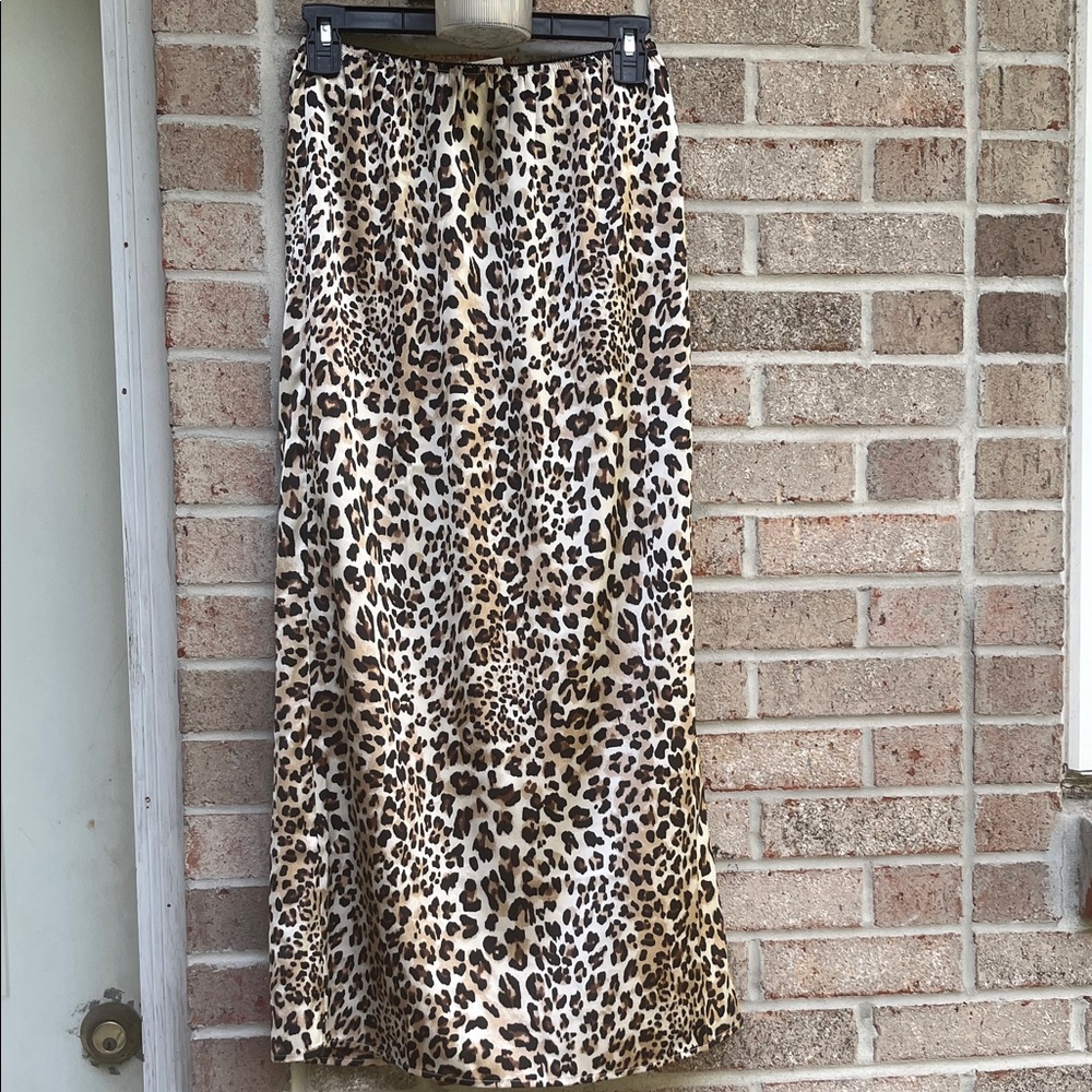 Leopard Print Women's Skirt